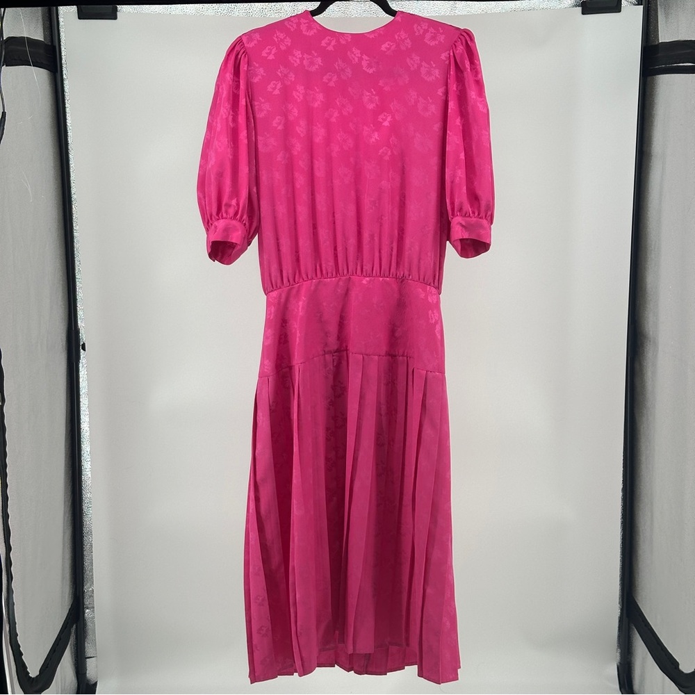 Women’s‎ Size 10 Vintage 80’s Pretty in Pink Dropped Waist MIDI Dress